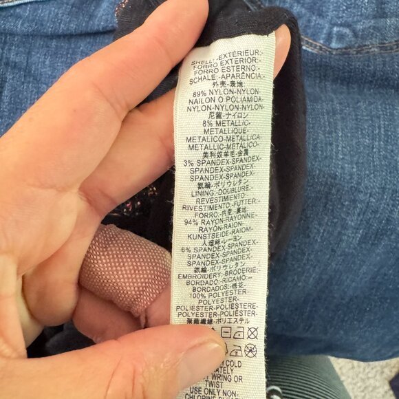 ☀️ KUT FROM THE KLOTH Natalie High Rise Trouser Flare Jeans Denim 4 Dark Wash - Picture 3 of 10